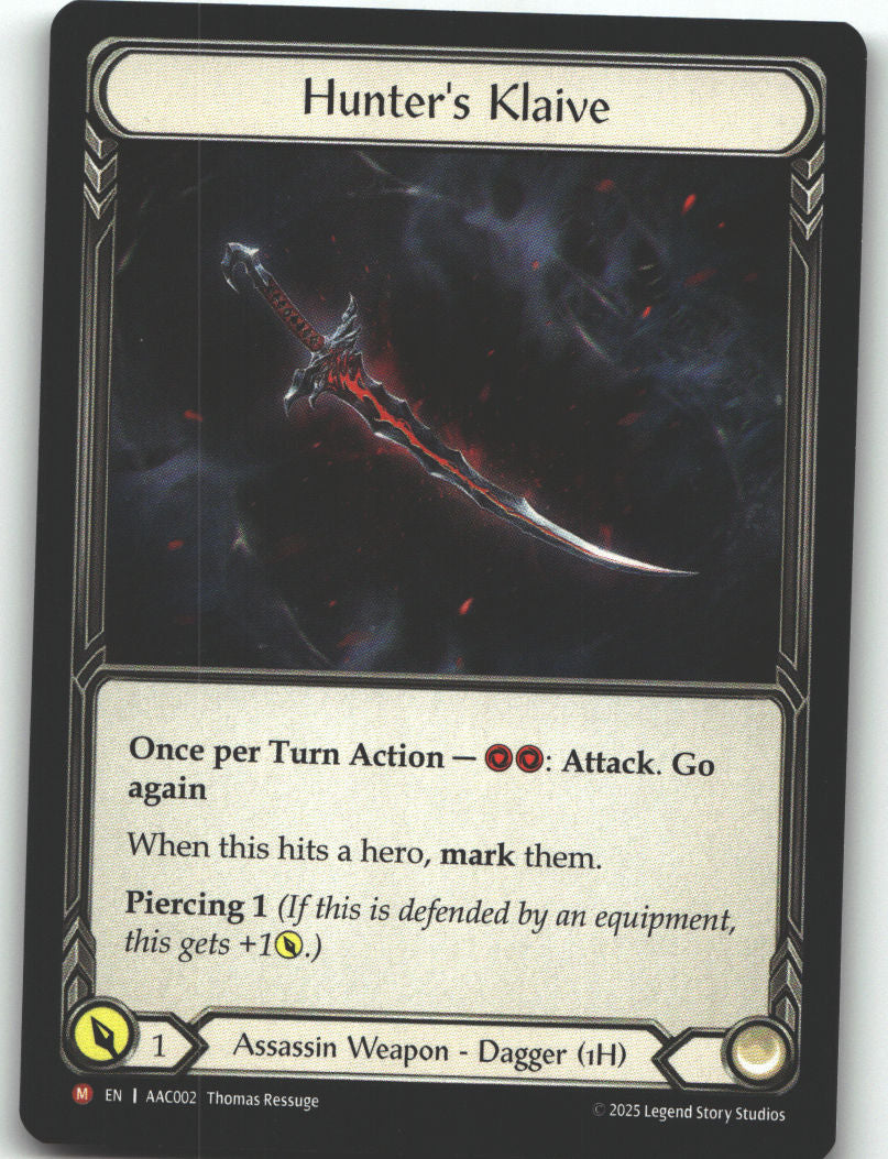 Hunter's Klaive | Near Mint / English / Normal