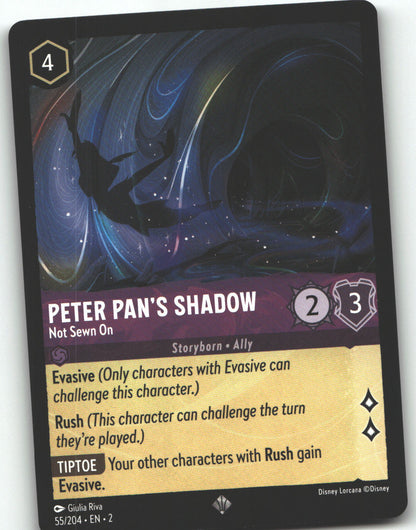 Peter Pan's Shadow - Not Sewn On