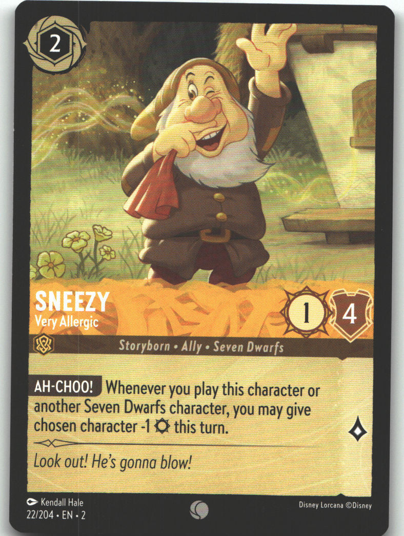 Sneezy - Very Allergic