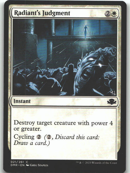 Radiant's Judgment