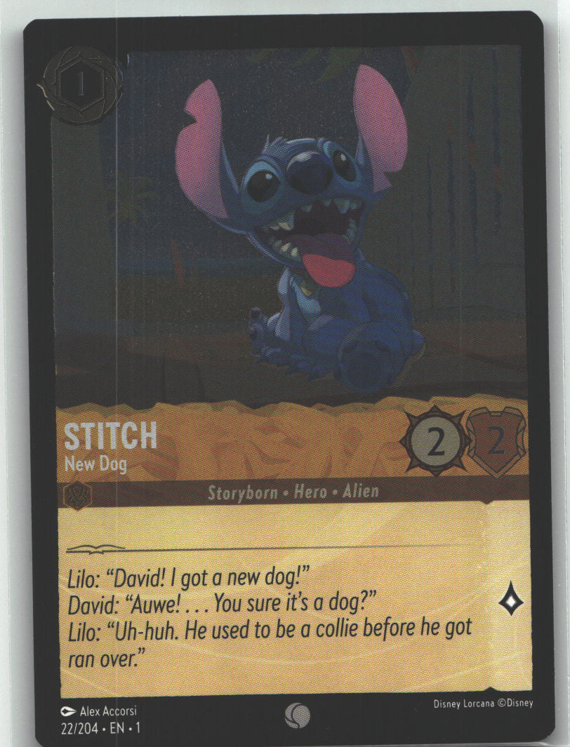 Stitch - New Dog
