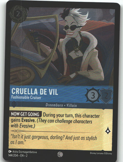 Cruella De Vil - Fashionable Cruiser