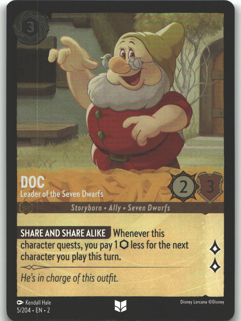 Doc - Leader of the Seven Dwarfs