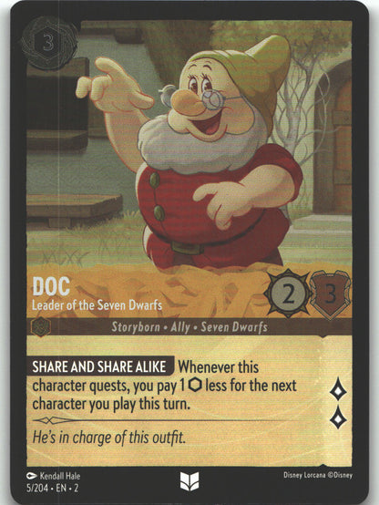 Doc - Leader of the Seven Dwarfs