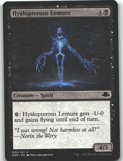 Hyalopterous Lemure