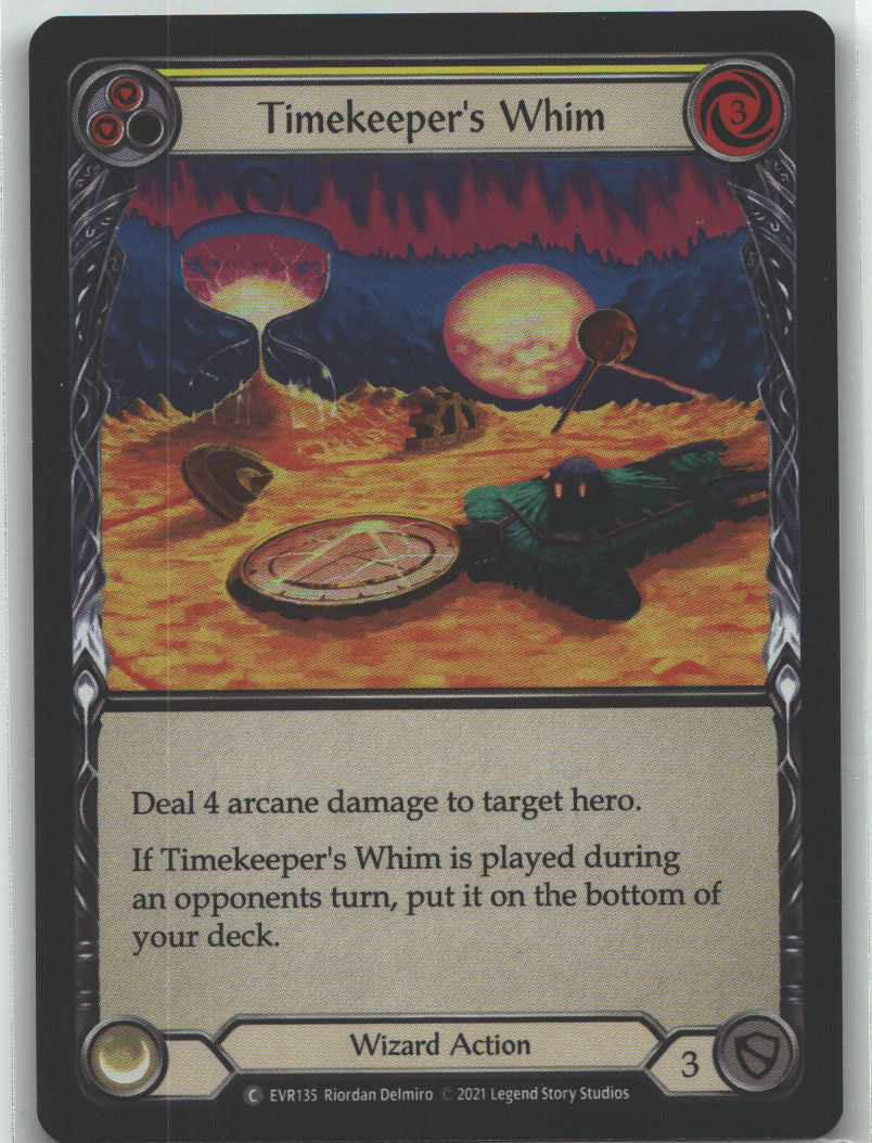 Timekeeper's Whim (Yellow) | Near Mint / English / 1st Edition Rainbow Foil