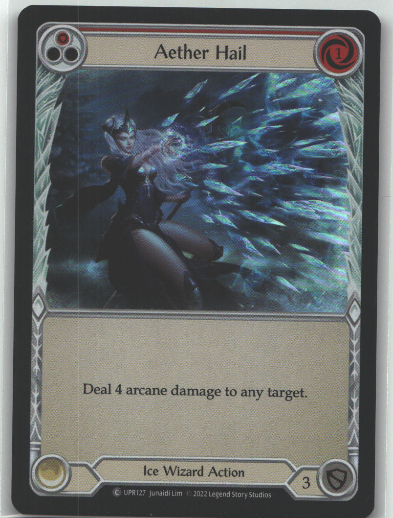 Aether Hail (Red) | Near Mint / English / Rainbow Foil