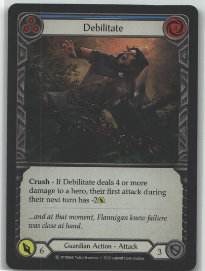 Debilitate (Blue) | Near Mint / English / Unlimited Edition Rainbow Foil