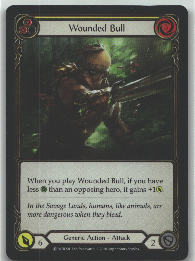 Wounded Bull (Yellow)