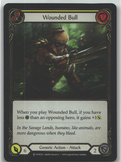 Wounded Bull (Yellow)