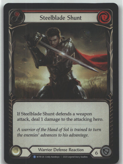 Steelblade Shunt (Red) | Near Mint / English / Unlimited Edition Rainbow Foil