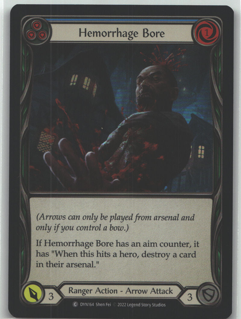 Hemorrhage Bore (Blue) | Near Mint / English / Rainbow Foil