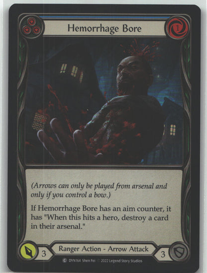 Hemorrhage Bore (Blue) | Near Mint / English / Rainbow Foil