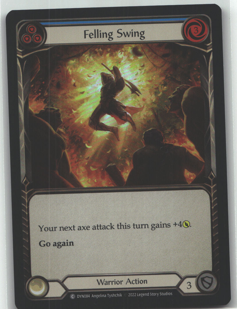 Felling Swing (Blue) | Near Mint / English / Rainbow Foil