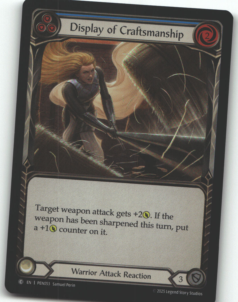 Display Of Craftsmanship (Blue) | Near Mint / English / Rainbow Foil
