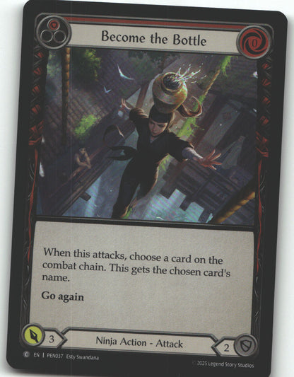 Become The Bottle (Red) | Near Mint / English / Rainbow Foil
