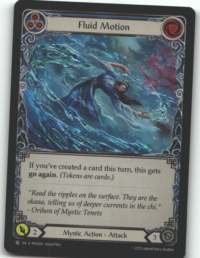 Fluid Motion (Blue) | Near Mint / English / Rainbow Foil