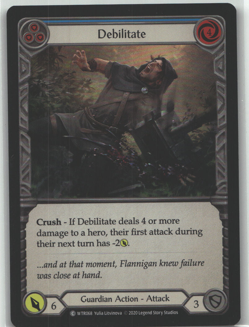 Debilitate (Blue) | Near Mint / English / Unlimited Edition Rainbow Foil