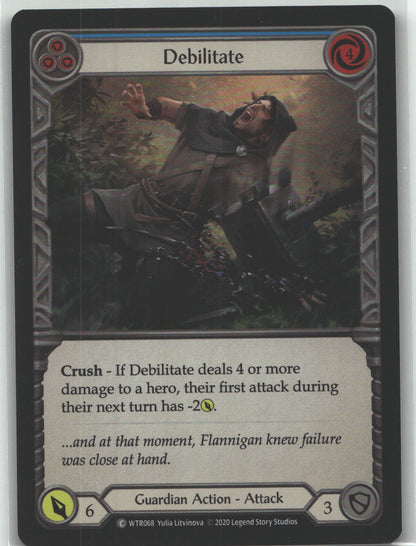 Debilitate (Blue) | Near Mint / English / Unlimited Edition Rainbow Foil