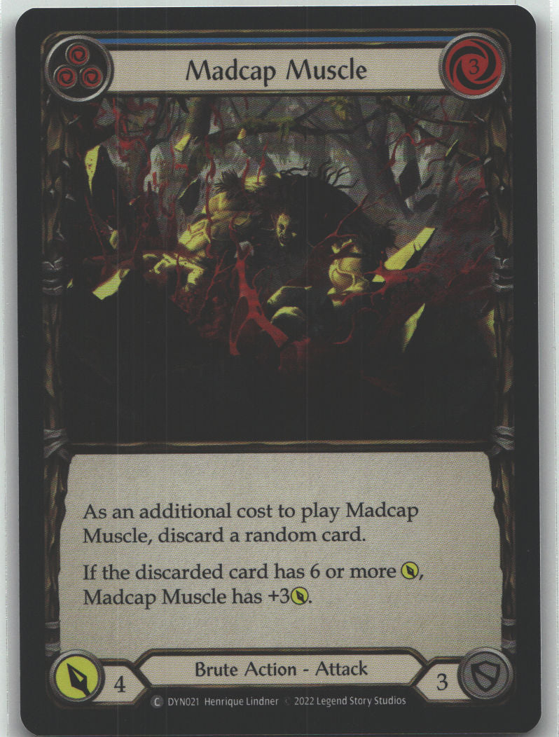 Madcap Muscle (Blue) | Near Mint / English / Rainbow Foil
