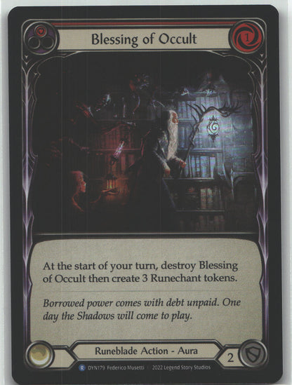 Blessing of Occult (Red) | Near Mint / English / Rainbow Foil