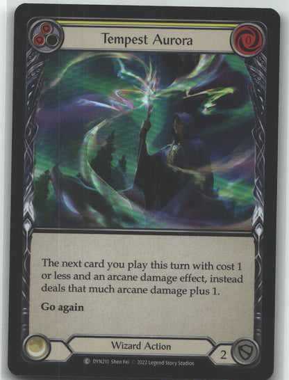 Tempest Aurora (Yellow) | Near Mint / English / Rainbow Foil