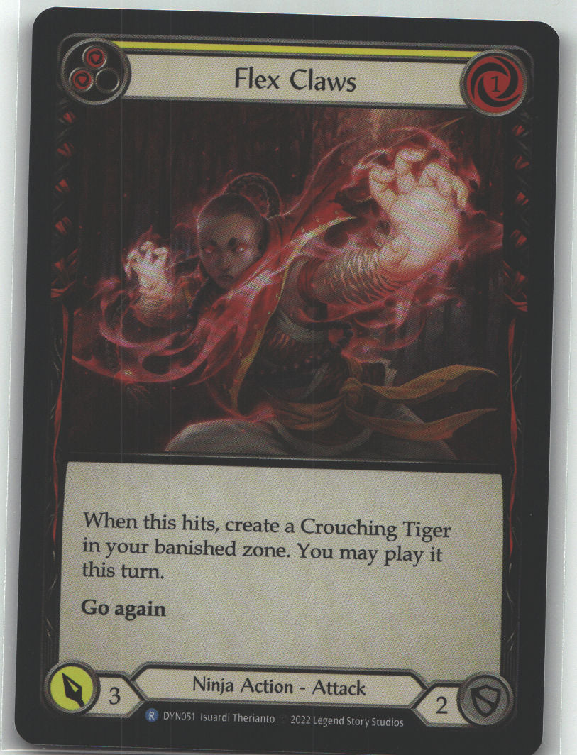 Flex Claws (Yellow) | Near Mint / English / Rainbow Foil