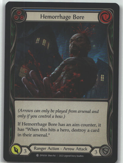 Hemorrhage Bore (Blue) | Near Mint / English / Rainbow Foil