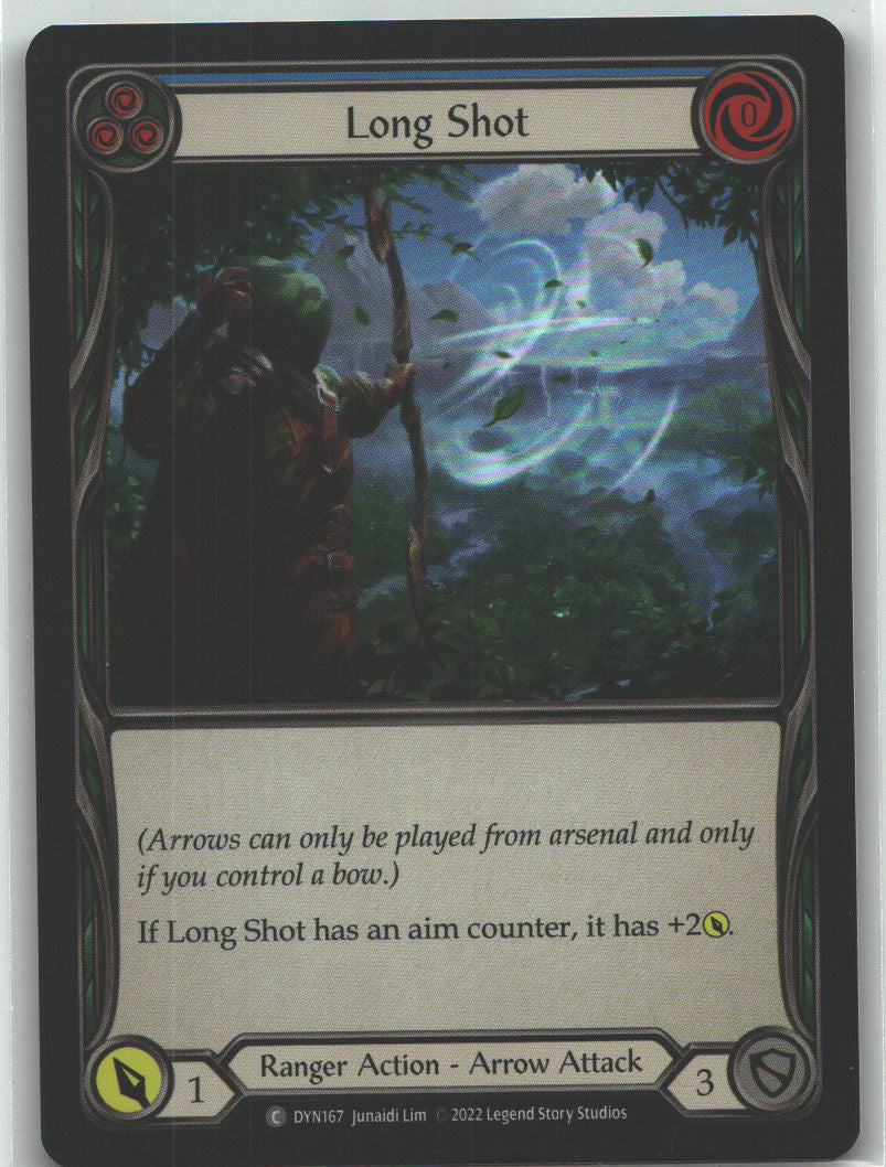 Long Shot (Blue) | Near Mint / English / Rainbow Foil