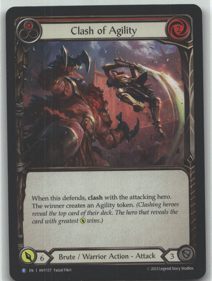 Clash of Agility (Red) | Near Mint / English / Rainbow Foil