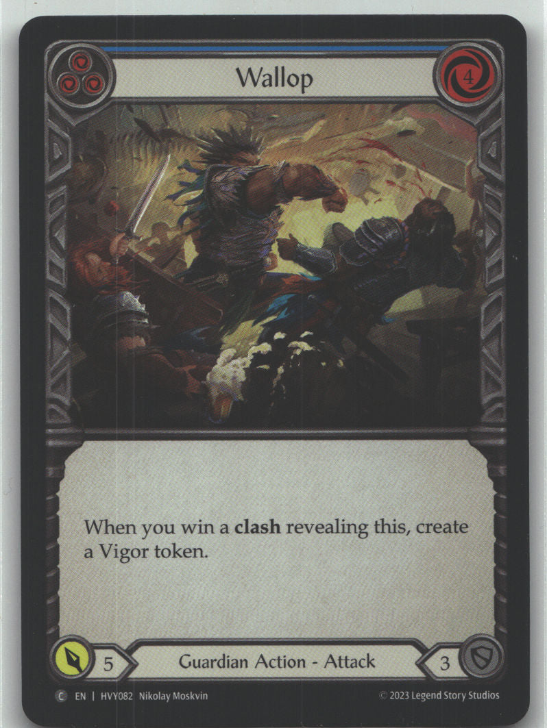 Wallop (Blue) | Near Mint / English / Rainbow Foil
