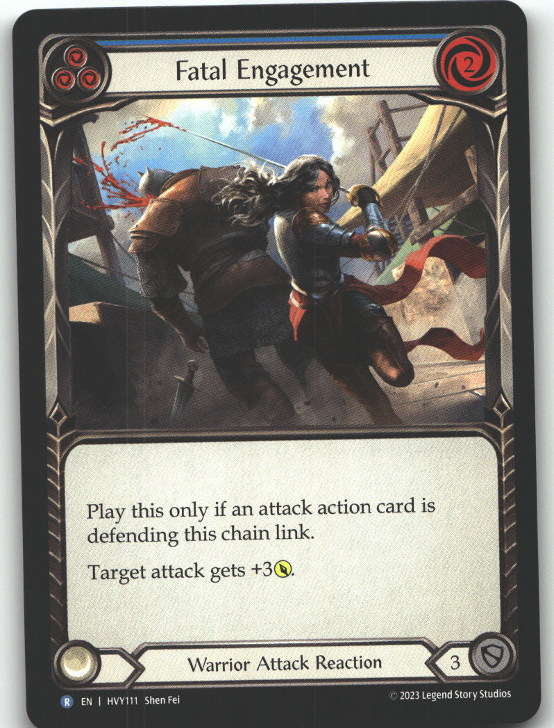 Fatal Engagement (Blue) | Near Mint / English / Normal