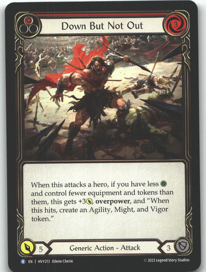 Down But Not Out (Red) | Near Mint / English / Normal