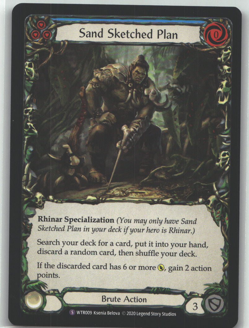 Sand Sketched Plan | Near Mint / English / Unlimited Edition Normal