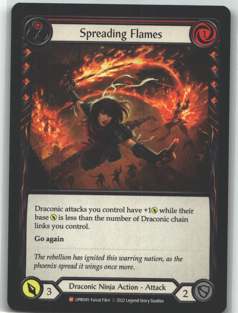 Spreading Flames