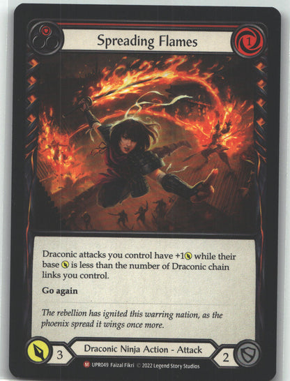 Spreading Flames