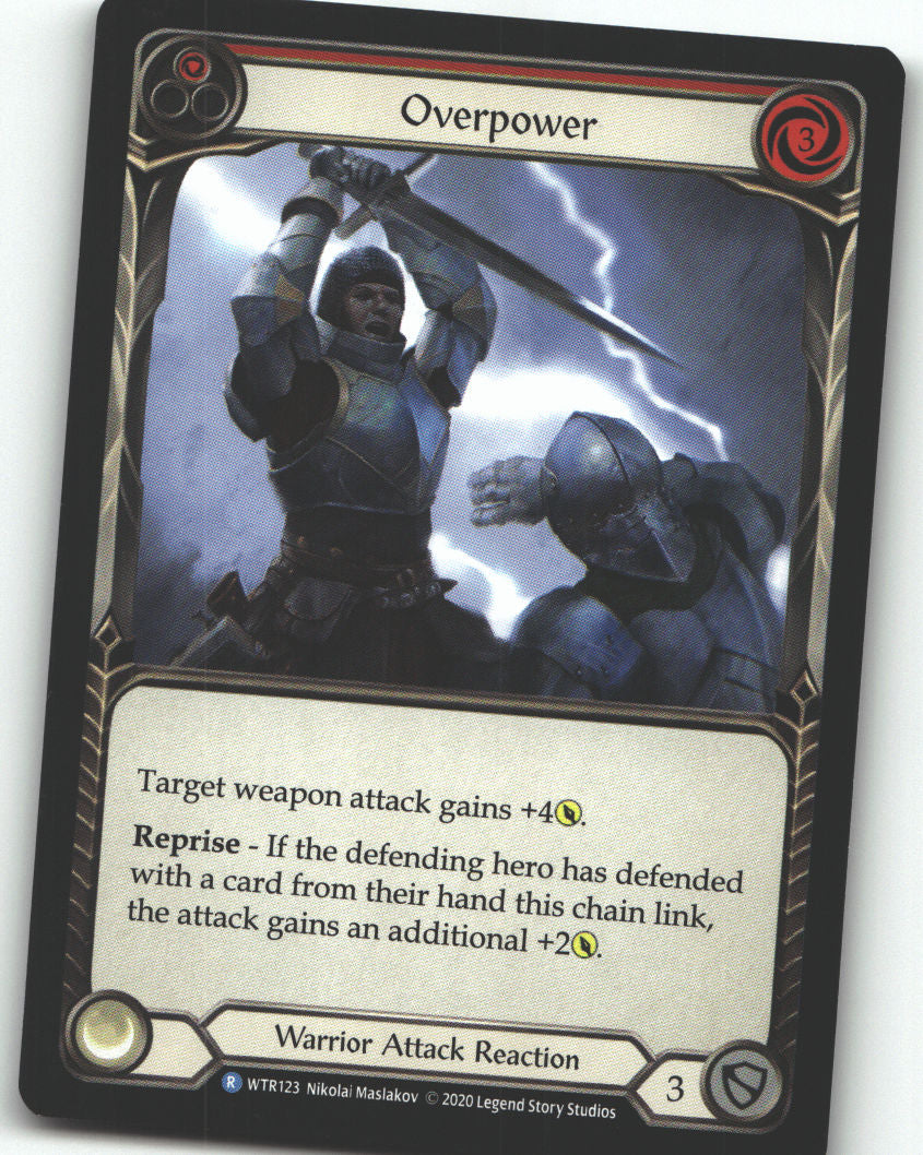 Overpower (Red) | Near Mint / English / Unlimited Edition Normal