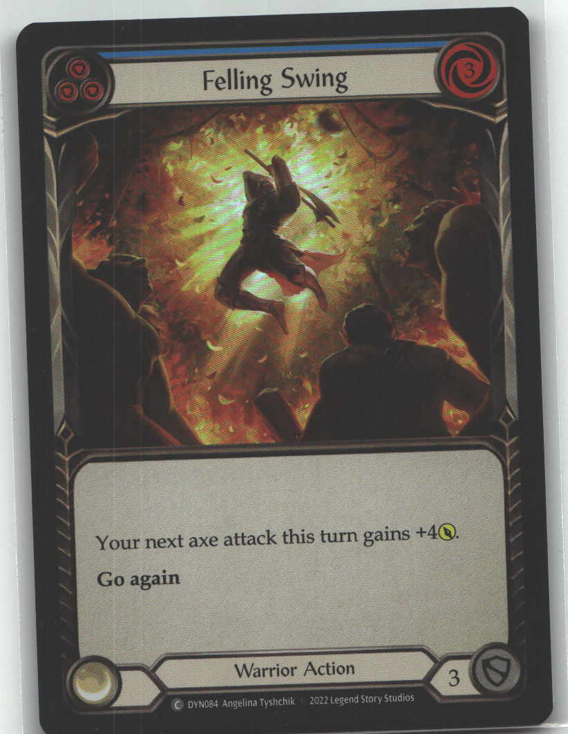 Felling Swing (Blue) | Near Mint / English / Rainbow Foil