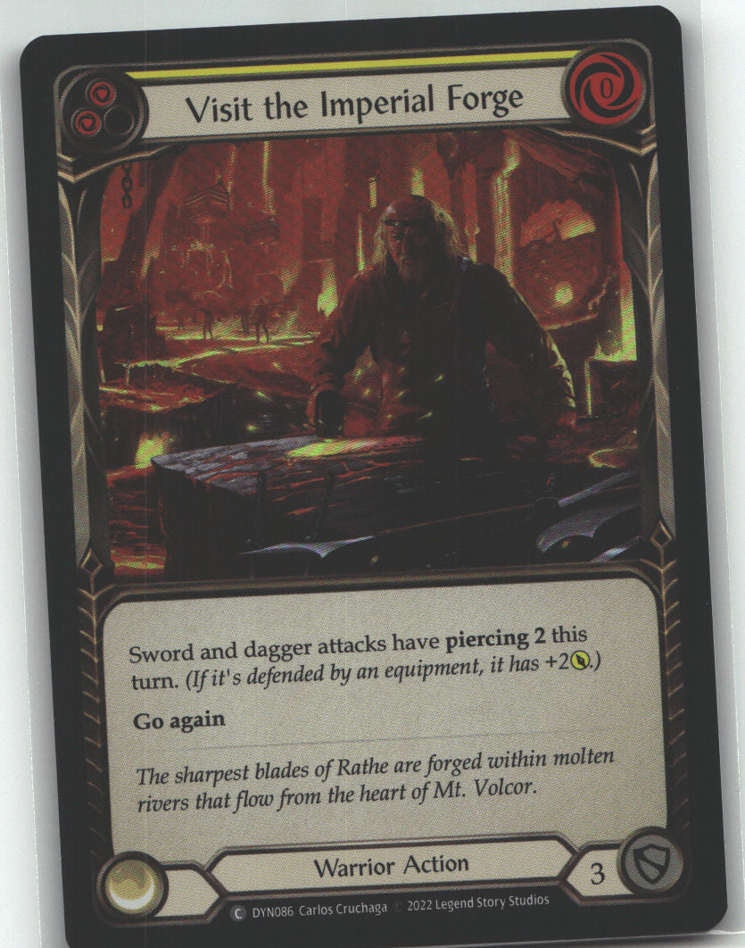 Visit the Imperial Forge (Yellow) | Near Mint / English / Rainbow Foil