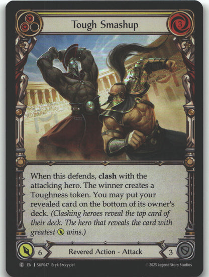 Tough Smashup (Yellow) | Near Mint / English / Rainbow Foil