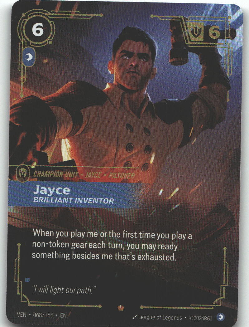 Jayce, Brilliant Inventor