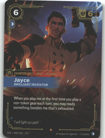 Jayce, Brilliant Inventor