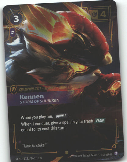 Kennen, Storm of Shuriken (Alternate Art)