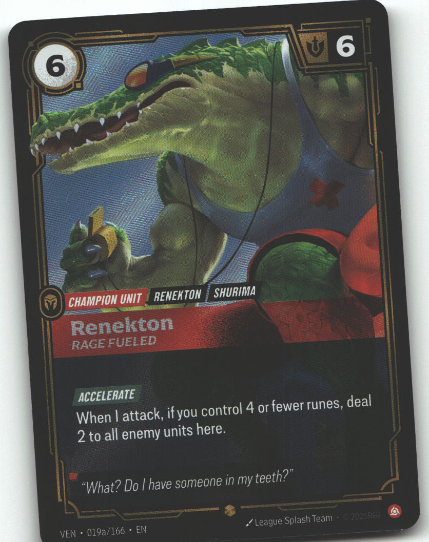Renekton, Rage Fueled (Alternate Art)