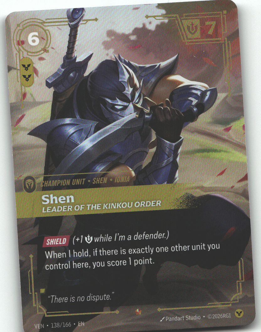 Shen, Leader of the Kinkou Order