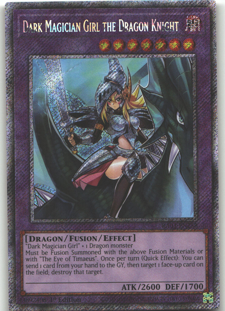Dark Magician Girl the Dragon Knight (Quarter Century Secret Rare)
