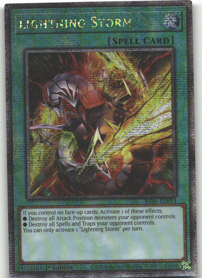 Lightning Storm (New Art) (Quarter Century Secret Rare)