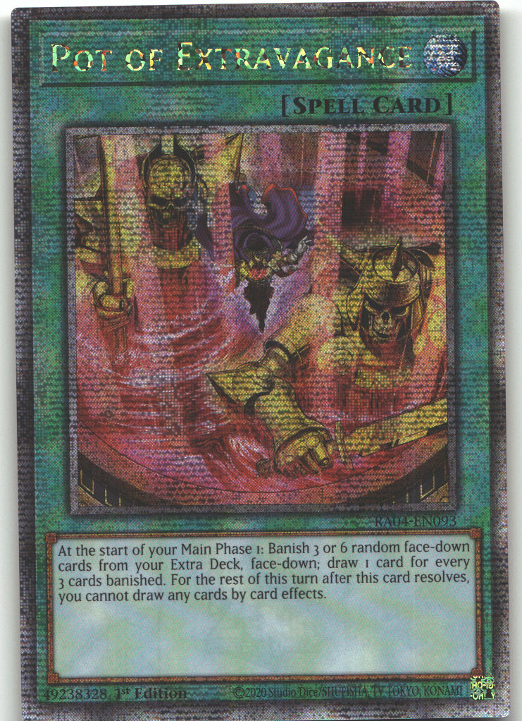 Pot of Extravagance (New Art) (Quarter Century Secret Rare)