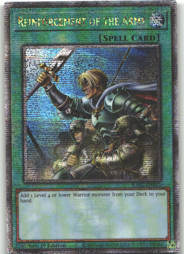 Reinforcement of the Army (Quarter Century Secret Rare)