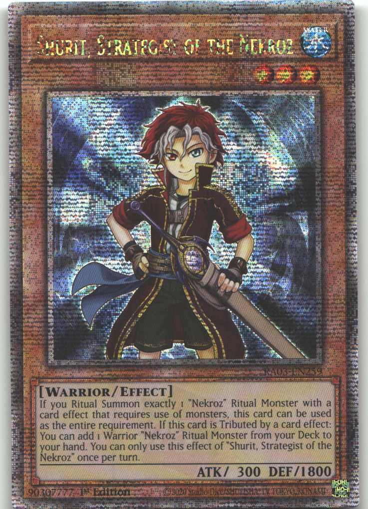 Shurit, Strategist of the Nekroz (Quarter Century Secret Rare)